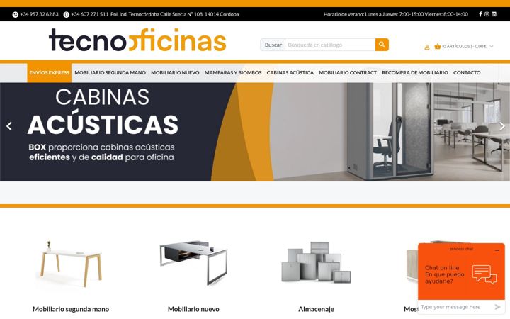 Ekraanipilt saidist tecno-oficinas.com