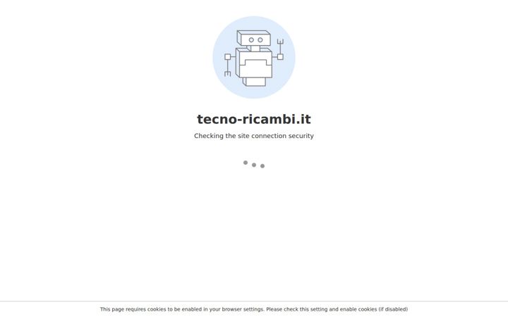 Screenshot van tecno-ricambi.it
