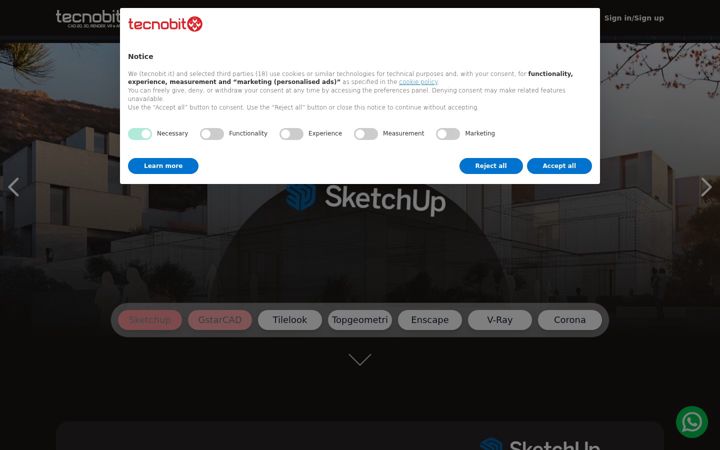 Screenshot of tecnobit.it