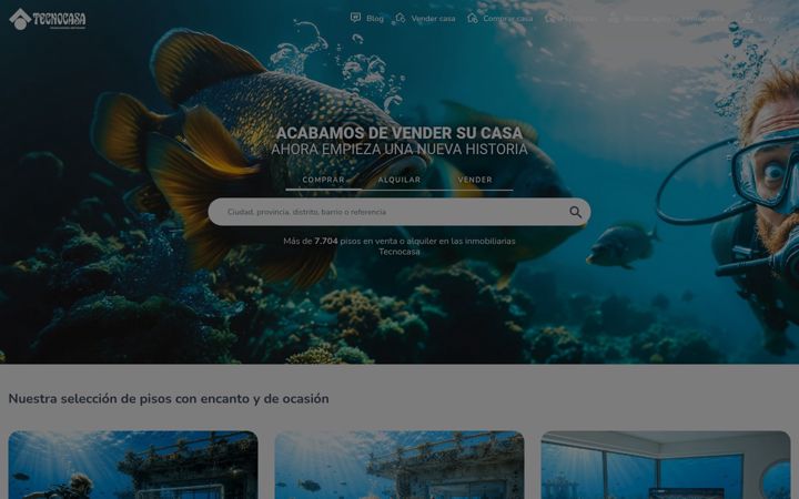 Screenshot of tecnocasa.es