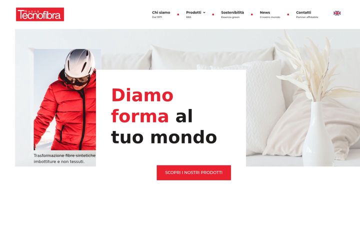 Screenshot di tecnofibra.it