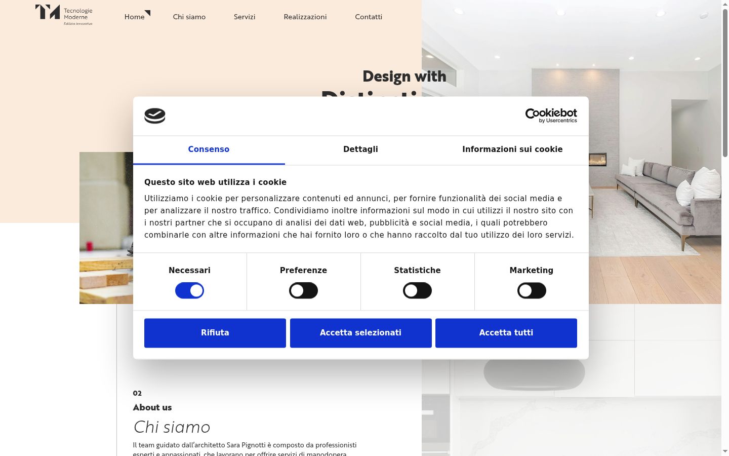 Screenshot tal-banner tal-kunsens muri qabel kwalunkwe interazzjoni