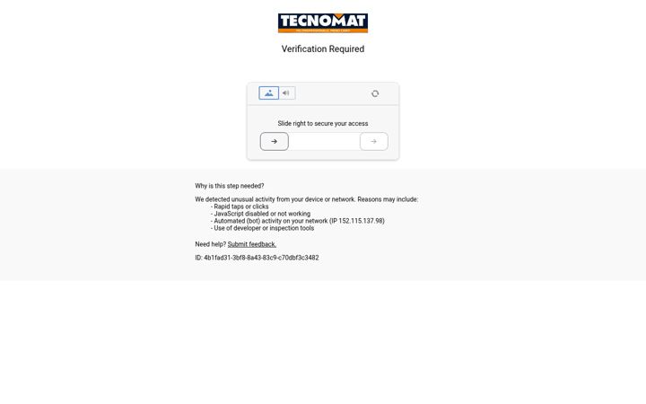Ekrano kopija tecnomat.it