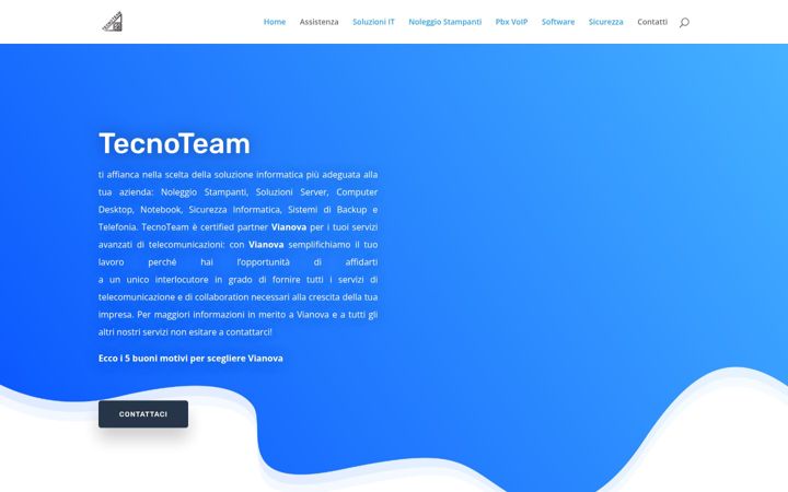 Skærmbillede af tecnoteampv.it