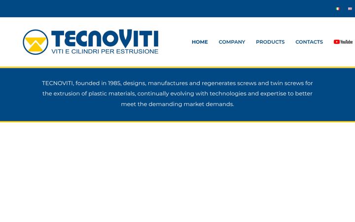 Ekrano kopija tecnovitiextrusion.com