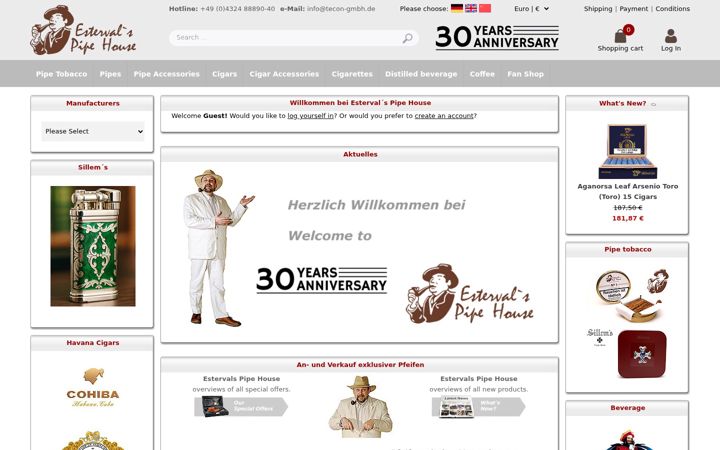Screenshot of tecon-gmbh.de