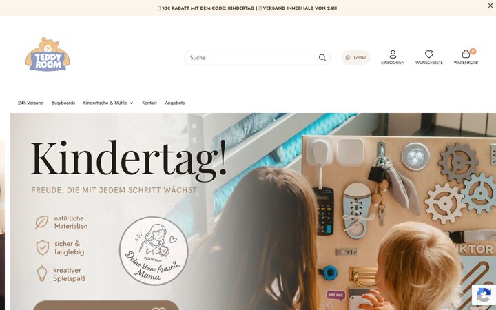 Snímek obrazovky teddyroom.pl