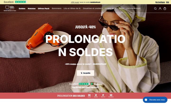 Screenshot ta' tediber.com