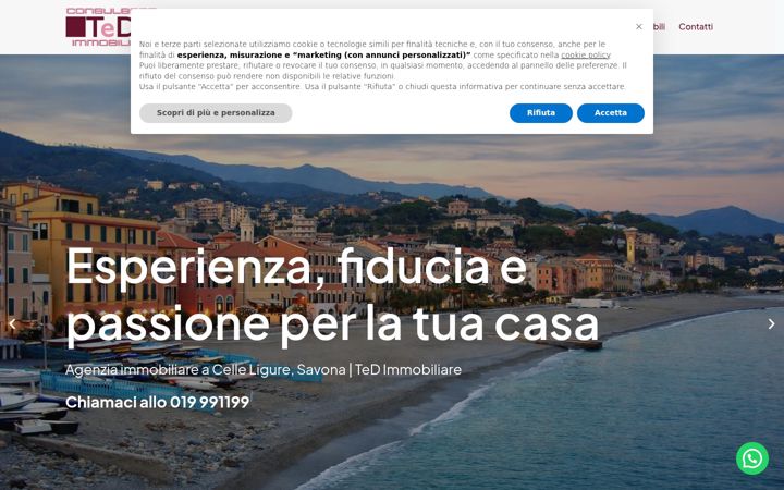 Screenshot of tedimmobiliare.com