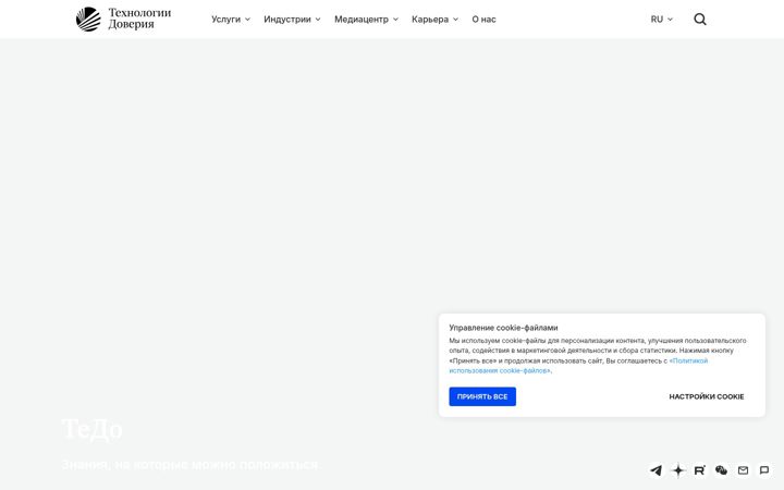 Screenshot ta' tedo.ru