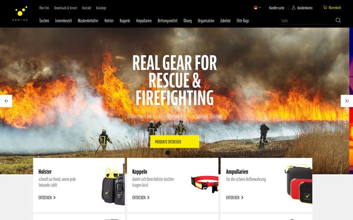 Screenshot von tee-uu.com