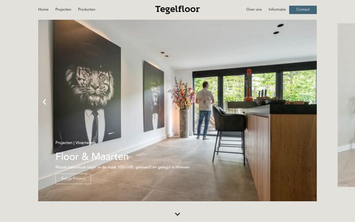 Screenshot του tegelfloor.nl