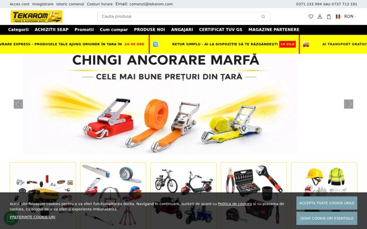 Screenshot of tekarom.com