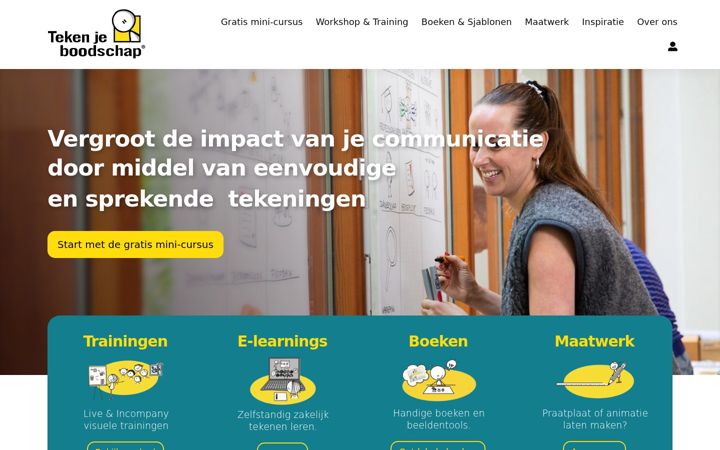 Captură de ecran a tekenjeboodschap.nl