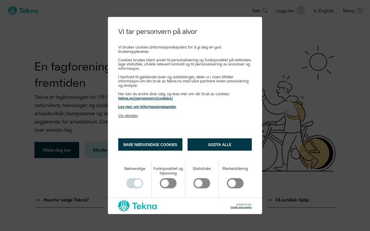 Screenshot of tekna.no
