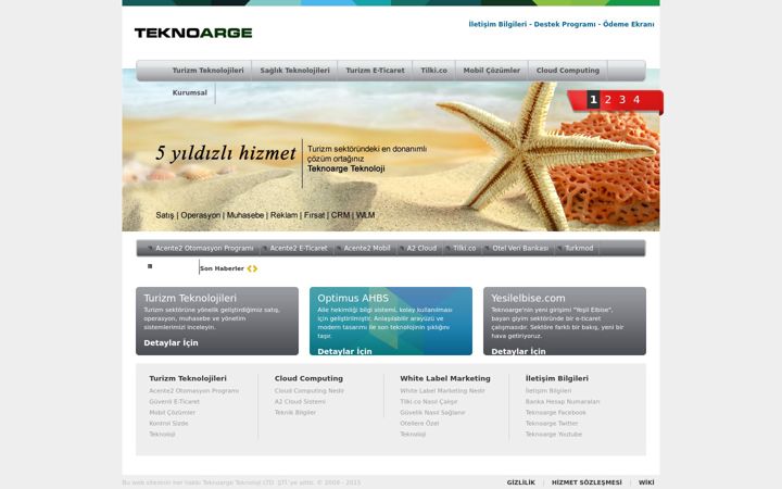 Screenshot of teknoarge.com