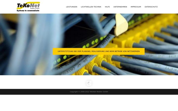 Screenshot του tekonet.de