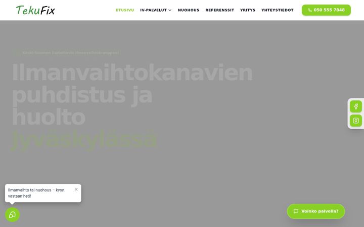 Képernyőkép: tekufix.fi
