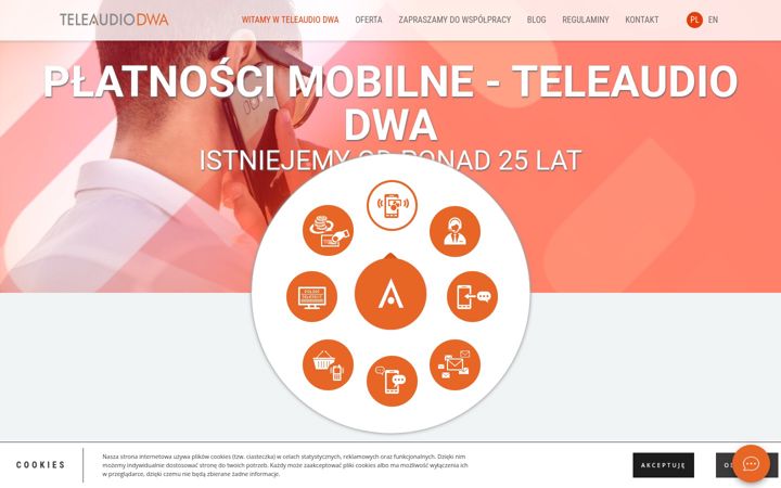 Screenshot of teleaudio.pl
