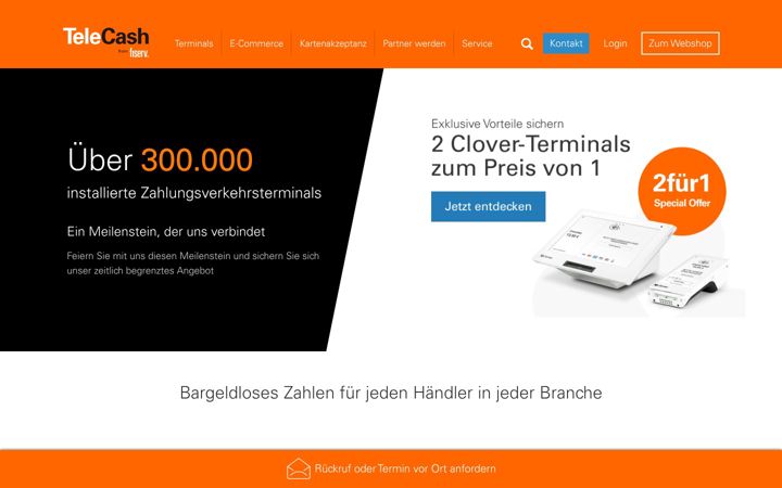 Screenshot του telecash.de