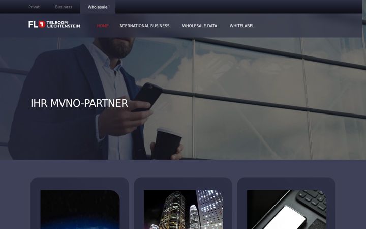 Screenshot of telecom.li
