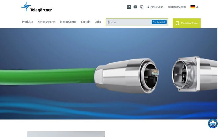 Screenshot of telegaertner.com