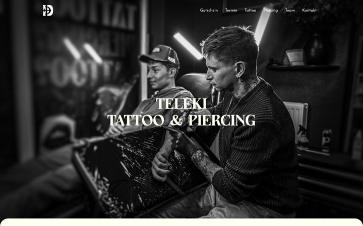 Ekrānuzņēmums no telekitattoo.at