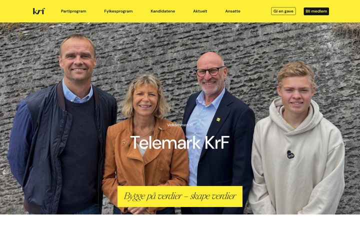 Screenshot του telemarkkrf.no