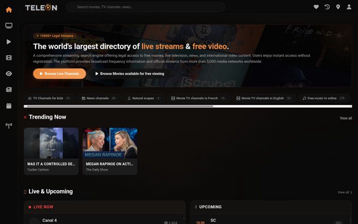 Screenshot of teleon.tv