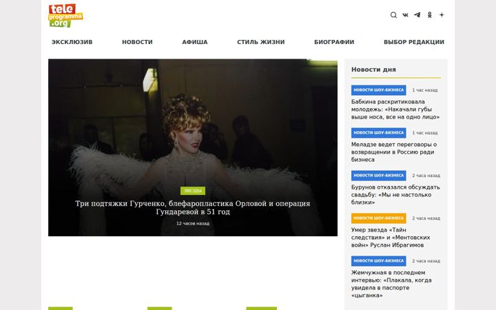Ekrano kopija teleprogramma.pro