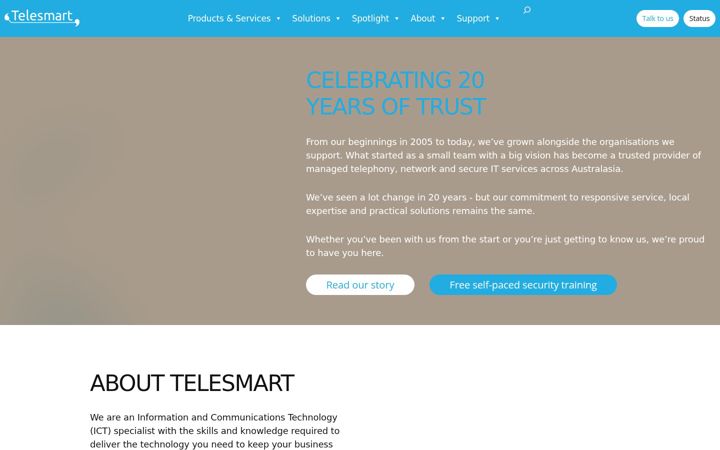 Screenshot ta' telesmart.co.nz