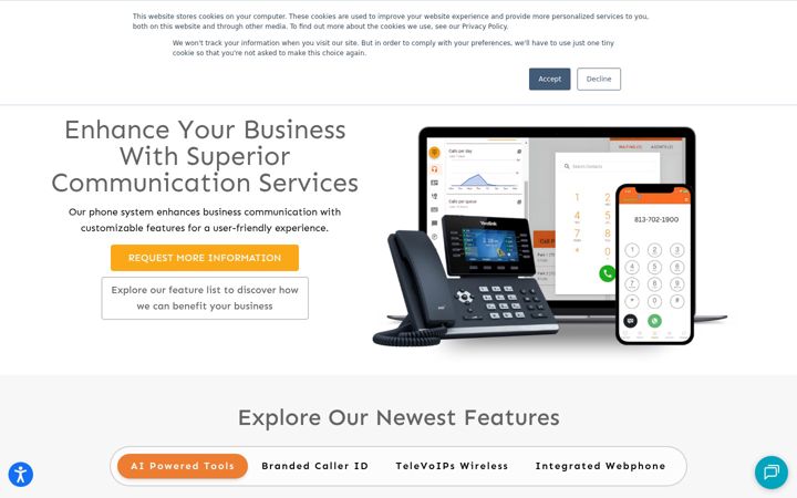 Screenshot of televoips.com