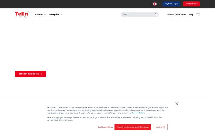 Zrzut ekranu telin.co.id