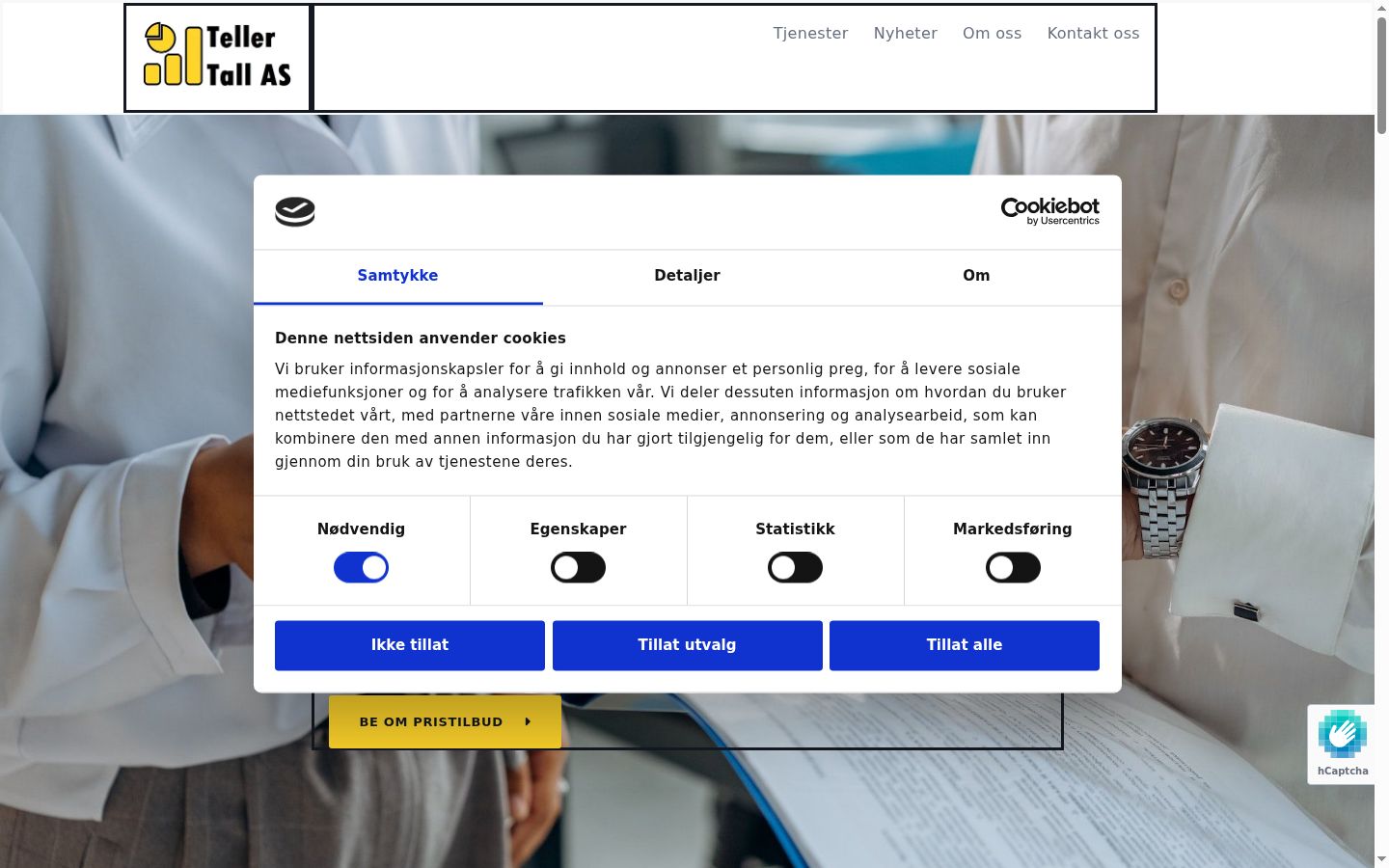 Sutikimo reklamjuostės, rodytos prieš bet kokią sąveiką, ekrano kopija