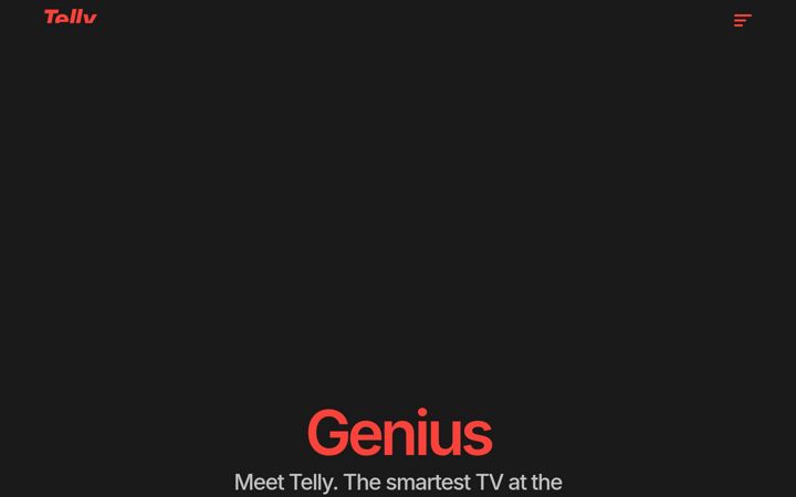 Screenshot of telly.com