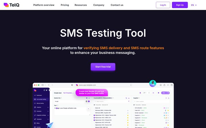 Screenshot of telqtele.com