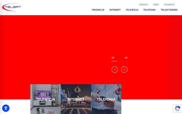 Captura de pantalla de telsat.tv