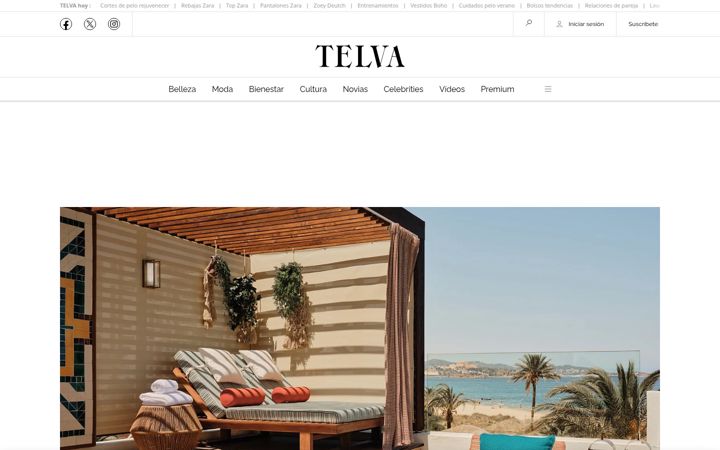 Screenshot di telva.com