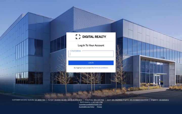 Screenshot of telx.com