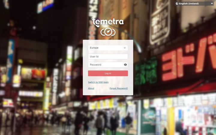 Screenshot of temetra.com