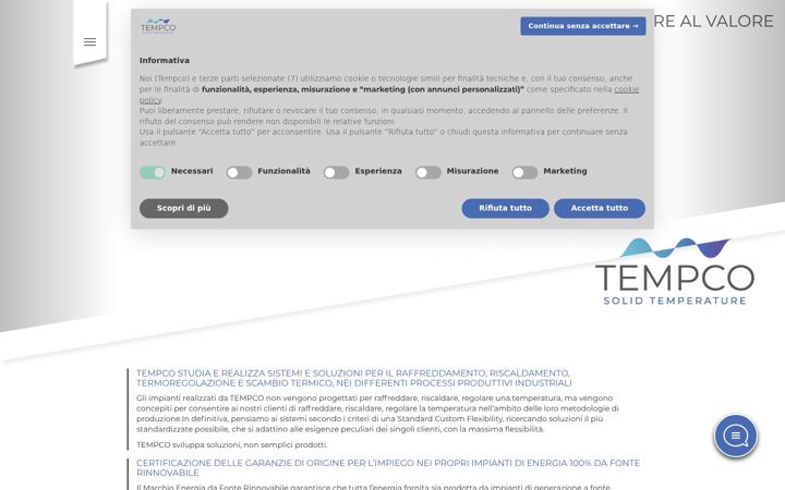 Képernyőkép: tempco.it