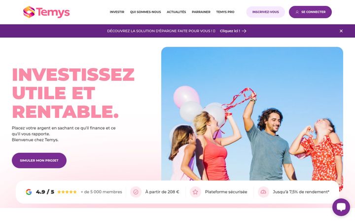 Snimka zaslona za temys-group.com