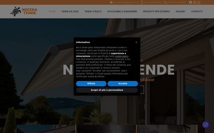Screenshot of tendenocera.com