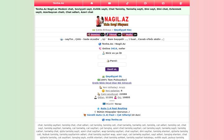 Screenshot of tenha.az