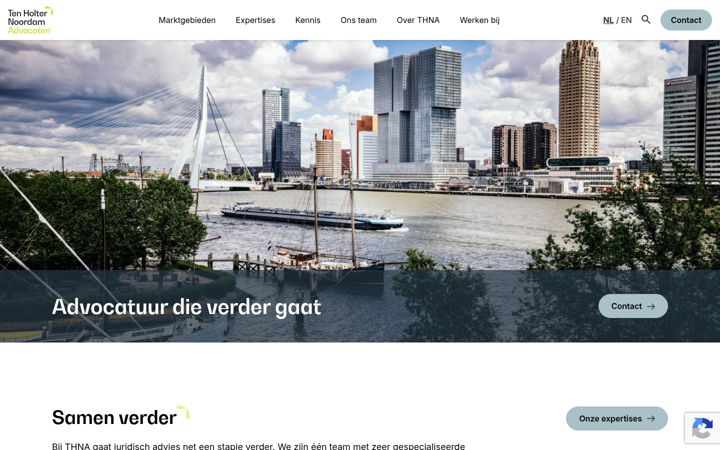 Screenshot του tenholternoordam.nl