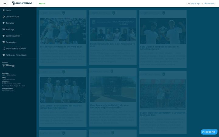 Screenshot of tenisintegrado.com.br