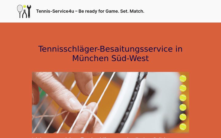 Zrzut ekranu tennis-service4u.com