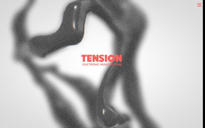 Captură de ecran a tension-festival.ch