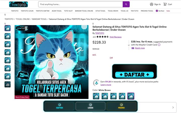 Screenshot ta' tentoto.us.com