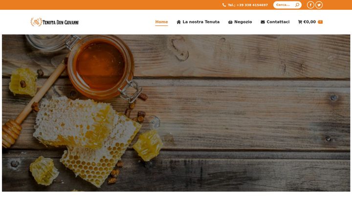 Screenshot di tenutadongiovanni.it